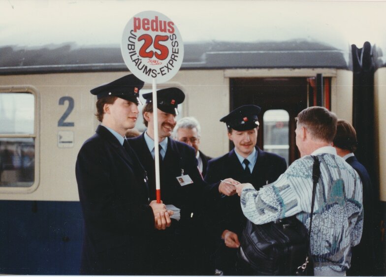 25th anniversary of the company Express train for the 25th anniversary