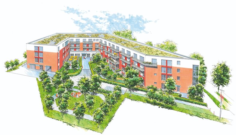 Dussmann acquires Kursana Renderings of a Kursana facility