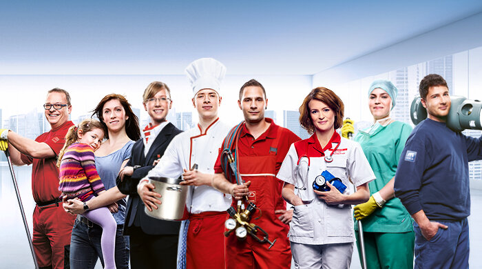Record sales for the Dussmann Group Employees of several business segemnts as success factors